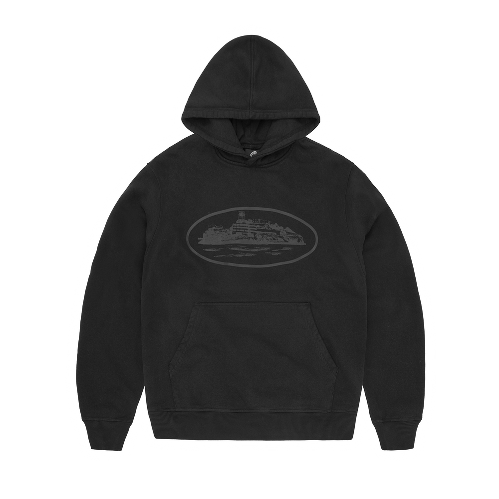 ALCATRAZ HOODIE [TRIPLE BLACK]