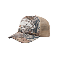 ISLAND PUFF PRINT TRUCKER HAT [FOREST CAMO]