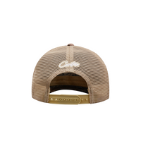 ISLAND PUFF PRINT TRUCKER HAT [FOREST CAMO]