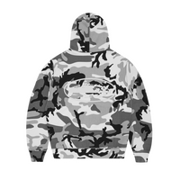 ISLAND PUFF PRINT ZIP HOODIE [ARCTIC CAMO]