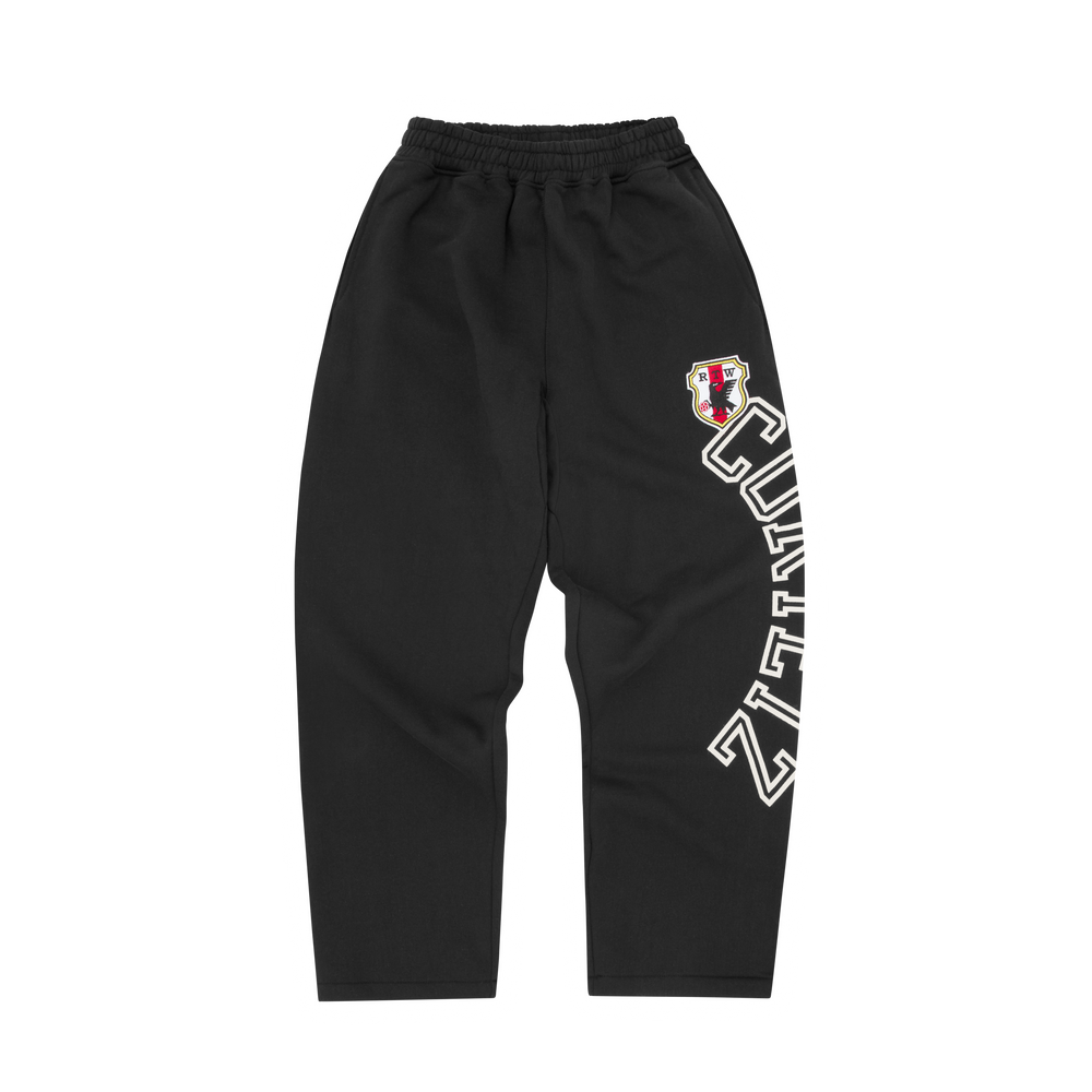 ARCH SHIELD OPEN HEM SWEATPANT [BLACK]