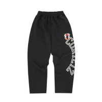 ARCH SHIELD OPEN HEM SWEATPANT [BLACK]