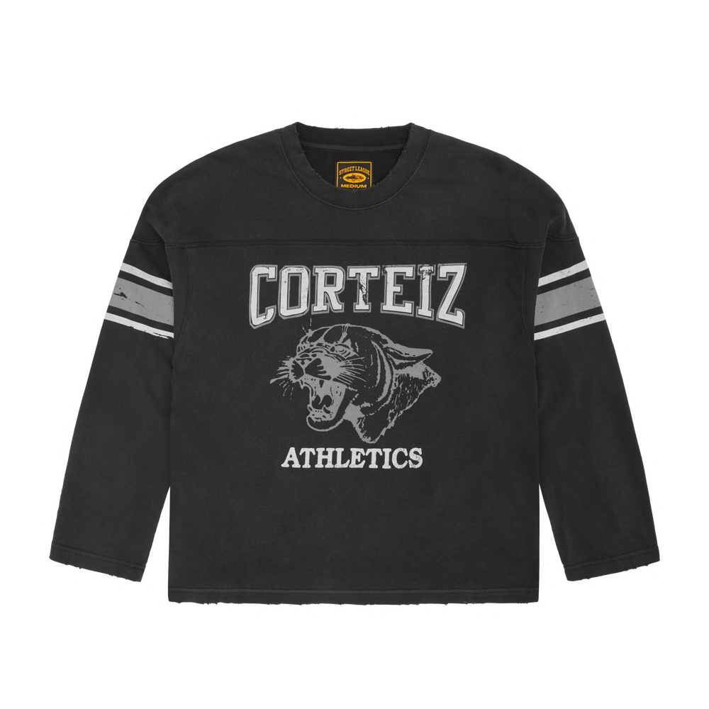 ATHLETICS HEAVYWEIGHT LS TOP [BLACK]