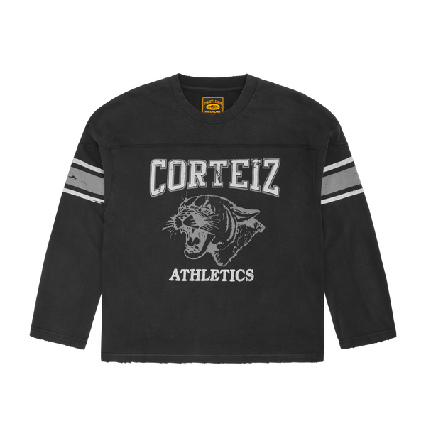 ATHLETICS HEAVYWEIGHT LS TOP [BLACK]