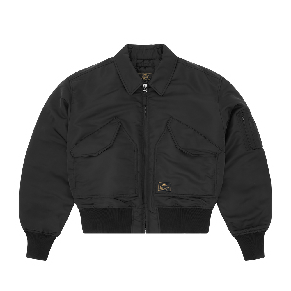 ALCATRAZ BOMBER JACKET V2 [BLACK]