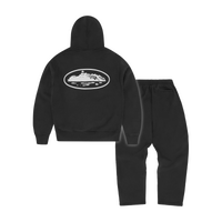 ISLAND PUFF PRINT TRACKSUIT [BLACK]