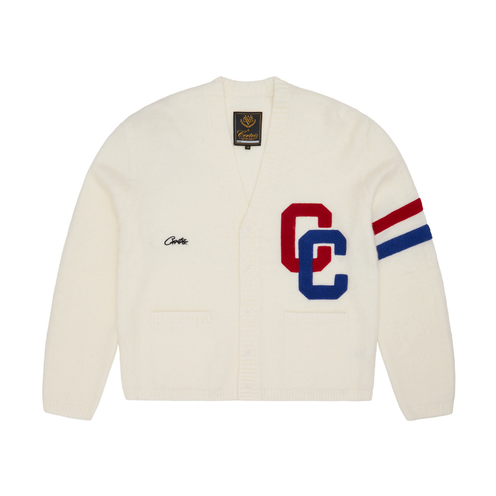 COLLEGE CARDIGAN [CREAM]