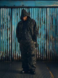 GUERILLAZ FISHTAIL PARKA [BLACK CAMO]