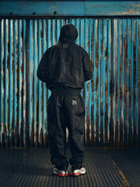 HMP MILANO NYLON HOODIE [BLACK]