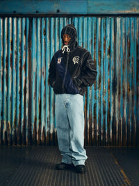 SHIELD CREST TWILL JACKET [BLACK]