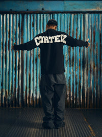 STAR RAGLAN WAFFLE THERMAL [BLACK]