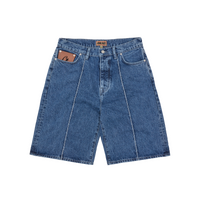 C-STAR DENIM SHORT [WASHED BLUE]