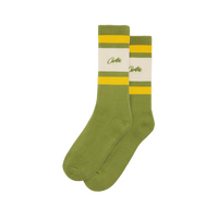 RETRO SOCKS [ARMY GREEN]