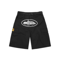 ALCATRAZ CARGO SHORT [BLACK]