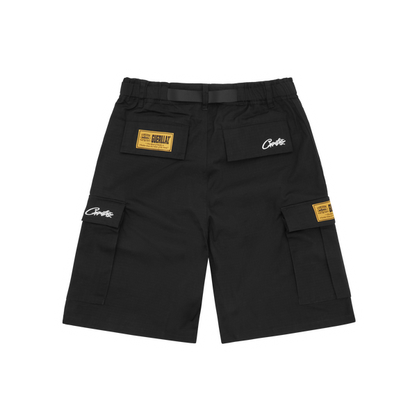 ALCATRAZ CARGO SHORT [BLACK]