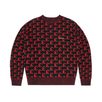 GBP JACQUARD KNIT SWEATER [BLACK]