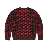 GBP JACQUARD KNIT SWEATER [BLACK]