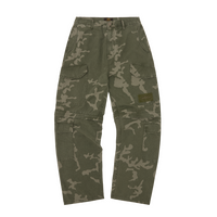 GUERILLAZ CONVERTIBLE PANT [GREEN CAMO]