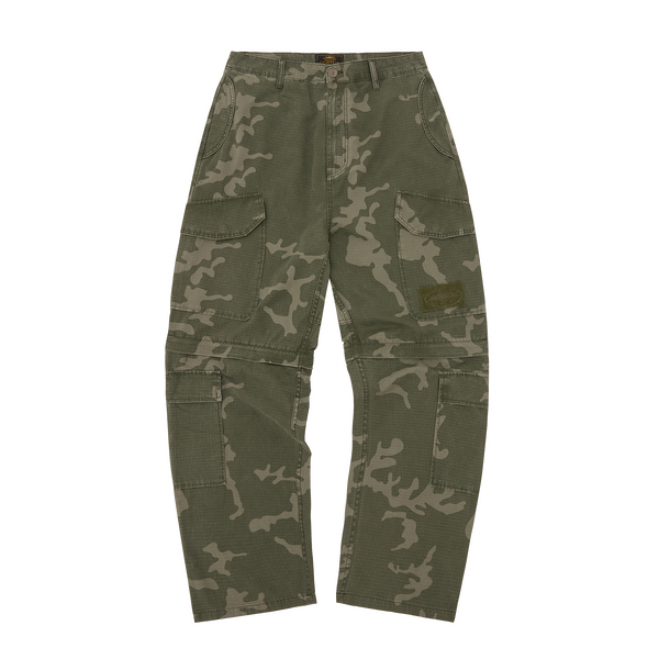 GUERILLAZ CONVERTIBLE PANT [GREEN CAMO]