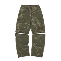 GUERILLAZ CONVERTIBLE PANT [GREEN CAMO]