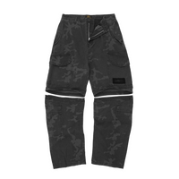 GUERILLAZ CONVERTIBLE PANT [BLACK CAMO]