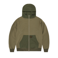GUERILLAZ RIPSTOP ZIP HOODIE [OLIVE]