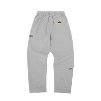 HMP STENCIL OPEN HEM SWEATPANT [LIGHT HEATHER]