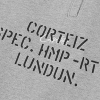 HMP STENCIL OPEN HEM SWEATPANT [LIGHT HEATHER]