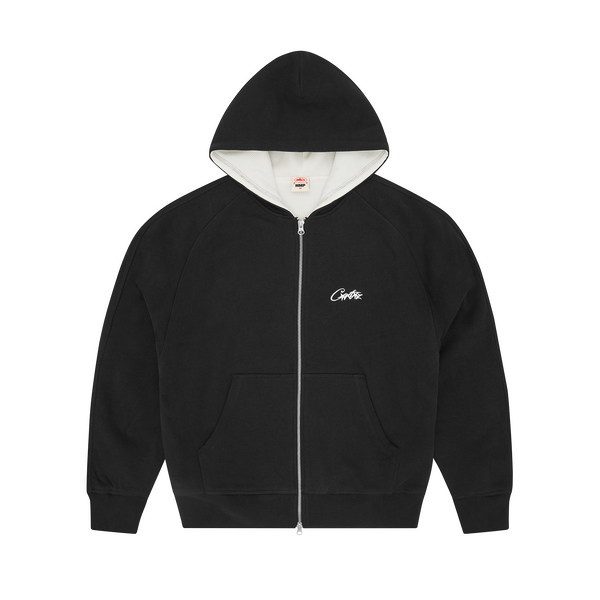 HMP THERMAL ZIP HOODIE [BLACK]