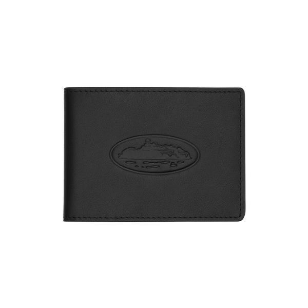 ISLAND LEATHER CARD HOLDER [BLACK]