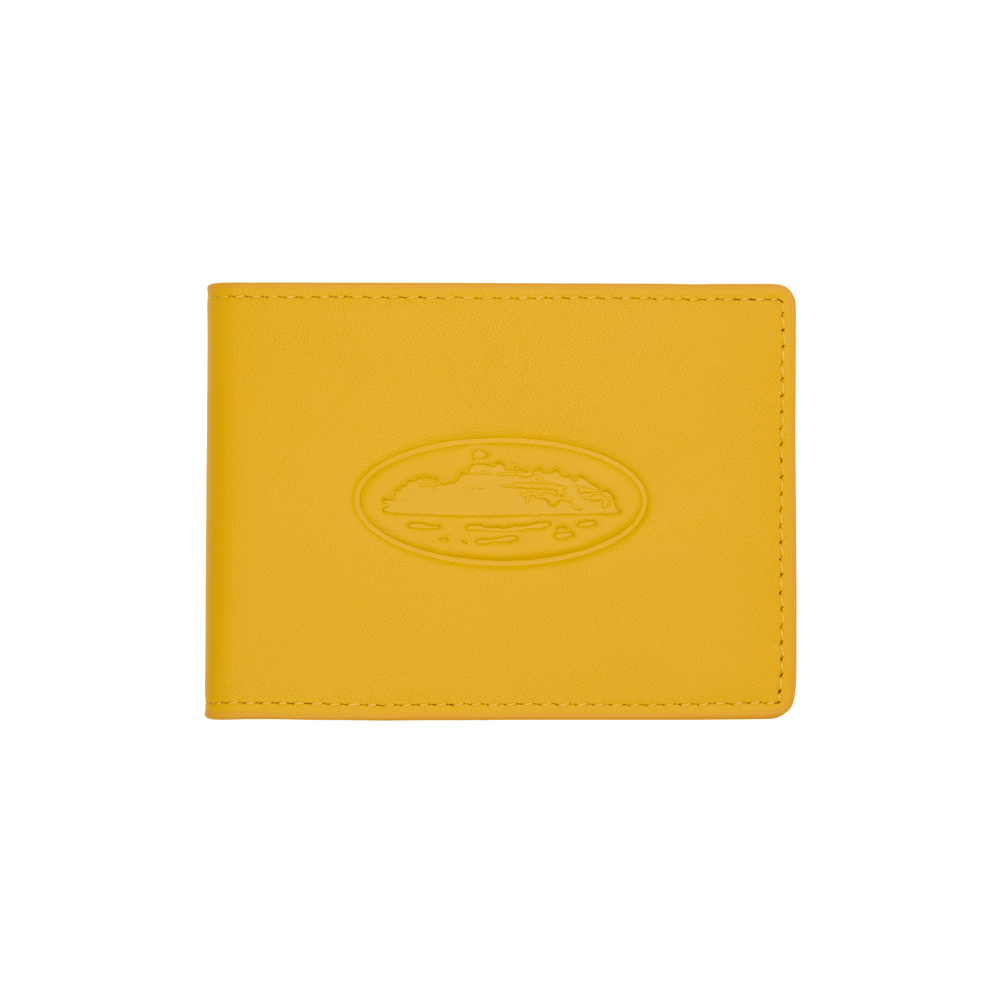 ISLAND LEATHER CARD HOLDER [YELLOW]