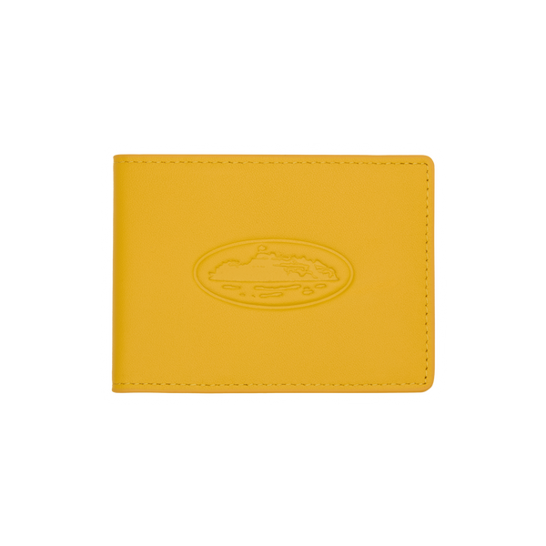 ISLAND LEATHER CARD HOLDER [YELLOW]
