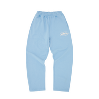 ISLAND PUFF PRINT OPEN HEM SWEATPANT [BABY BLUE]