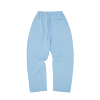 ISLAND PUFF PRINT OPEN HEM SWEATPANT [BABY BLUE]