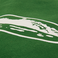 ISLAND PUFF PRINT OPEN HEM SWEATPANT [GREEN]