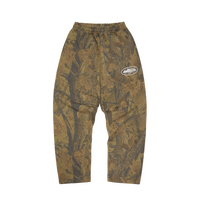 ISLAND PUFF PRINT OPEN HEM SWEATPANT [FOREST CAMO]