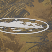 ISLAND PUFF PRINT OPEN HEM SWEATPANT [FOREST CAMO]