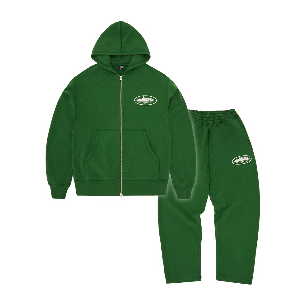 ISLAND PUFF PRINT TRACKSUIT [GREEN]