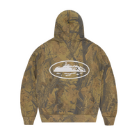 ISLAND PUFF PRINT ZIP HOODIE [FOREST CAMO]