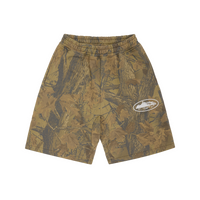 ISLAND PUFF PRINT SWEATSHORT [FOREST CAMO]
