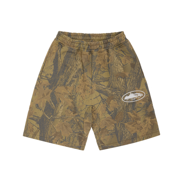 ISLAND PUFF PRINT SWEATSHORT [FOREST CAMO]