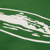 ISLAND PUFF PRINT ZIP HOODIE [GREEN]