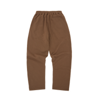 ISLAND PUFF PRINT OPEN HEM SWEATPANT [BROWN]