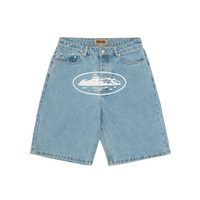 ISLAND BAGGY DENIM SHORT [STONEWASH]