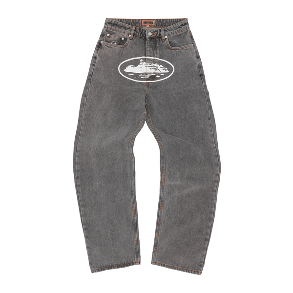 ISLAND BAGGY JEANS [LIGHT GREY]