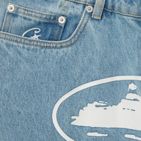 ISLAND BAGGY DENIM SHORT [STONEWASH]