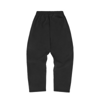 ISLAND PUFF PRINT OPEN HEM SWEATPANT [BLACK]