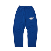 ISLAND PUFF PRINT OPEN HEM SWEATPANT [WASHED ROYAL]