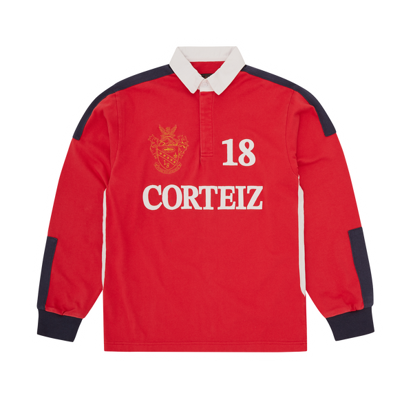 PANELLED RUGBY [RED]