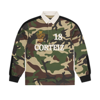 PANELLED RUGBY [WOODLAND CAMO]
